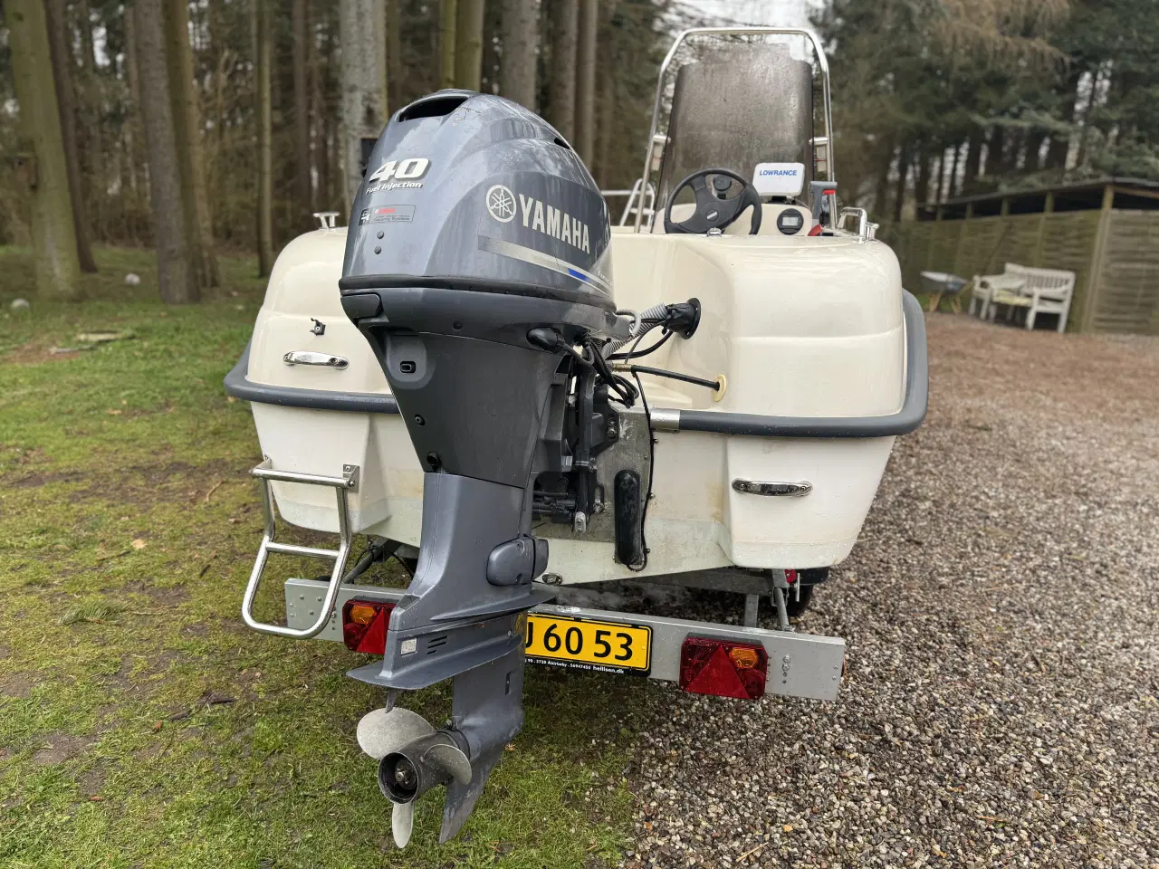 Billede 4 - Askeladden 445 m. 40hk 4-takt Yamaha EFI og traile