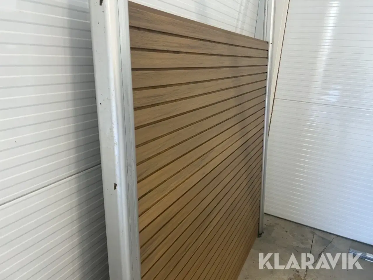 Billede 4 - Komposithegn Kirkedahl Lysebrun Alu stolper, 10fag