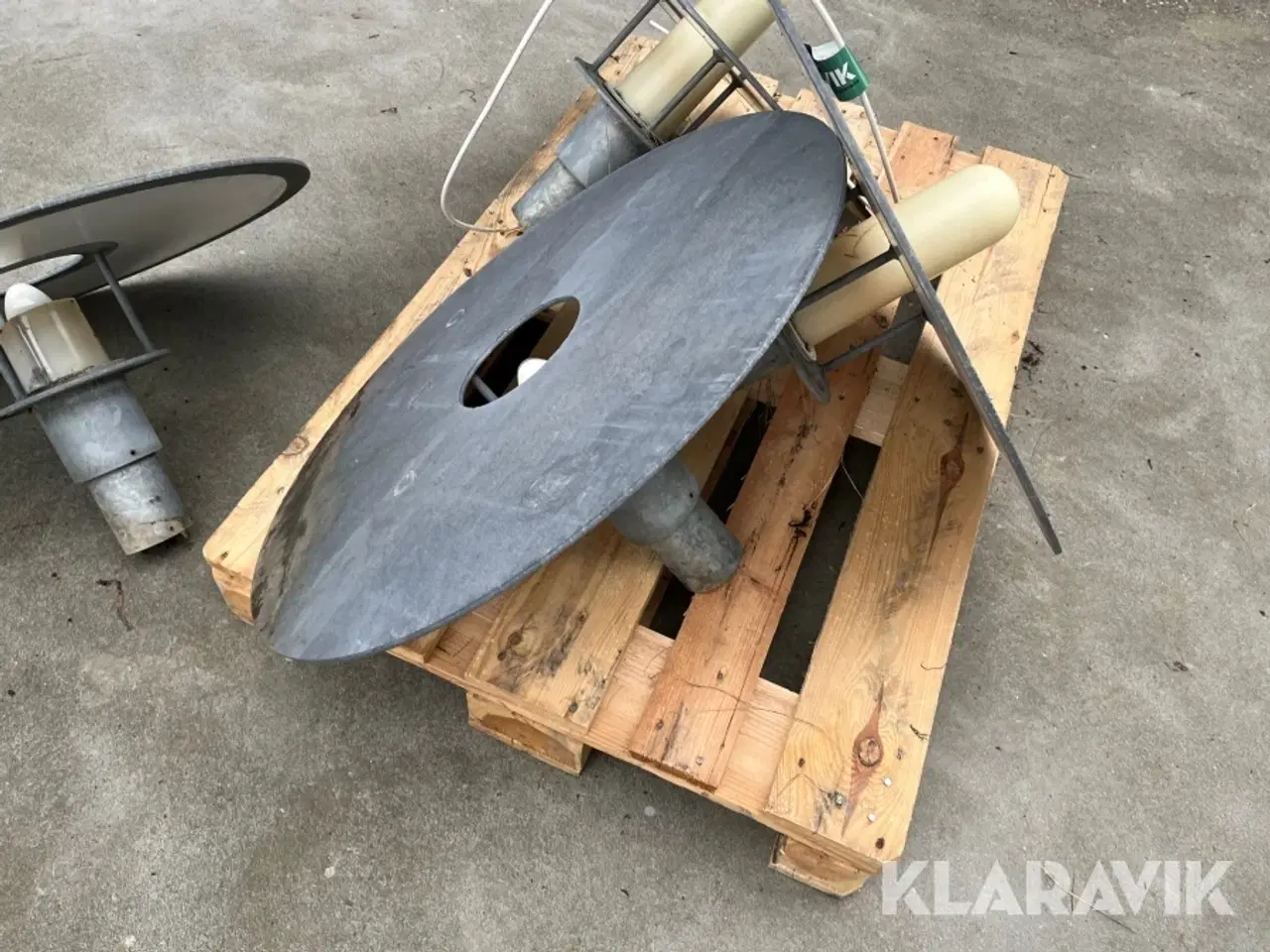 Billede 2 - Udendørslamper Galvaniseret 4 styk