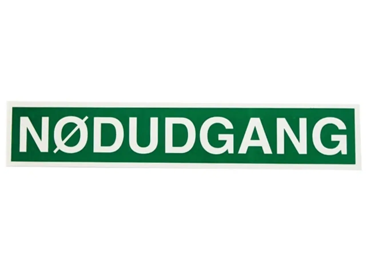 Billede 1 - Nødudgang klæbemærker