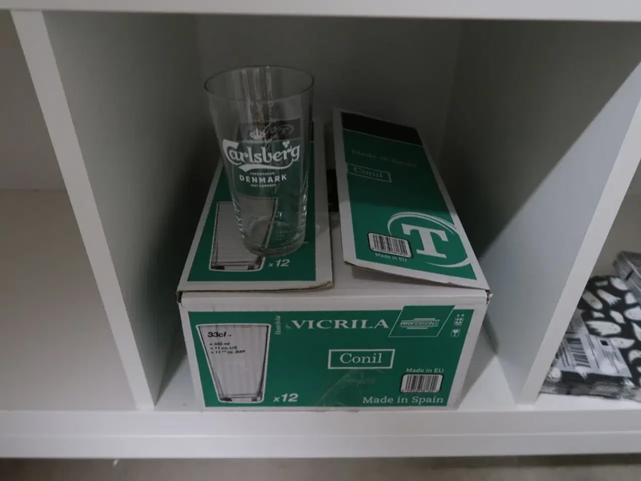 Billede 6 - Parti servietter, glas mm.