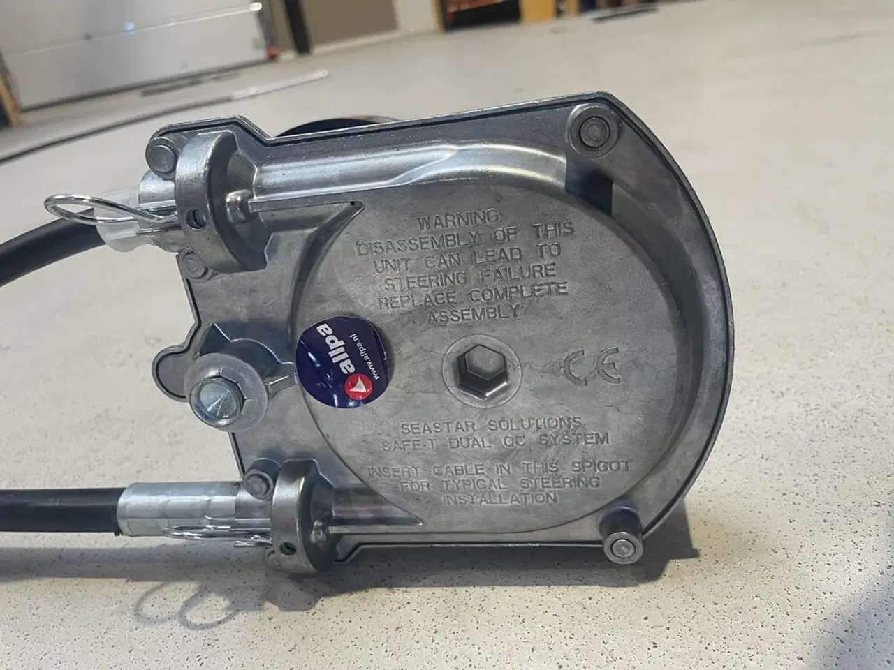 Billede 1 - SV0168 SeaStar Safe-T Dual QC styring 3,8 m – komplet BRUGT