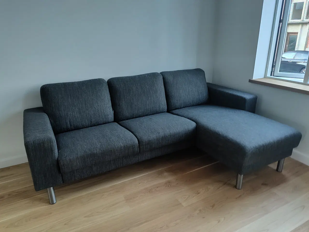 Billede 3 - Sofa med chaiselong