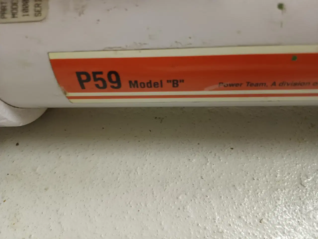 Billede 3 - Hydraulisk håndpumpe, Power Team P59 model B