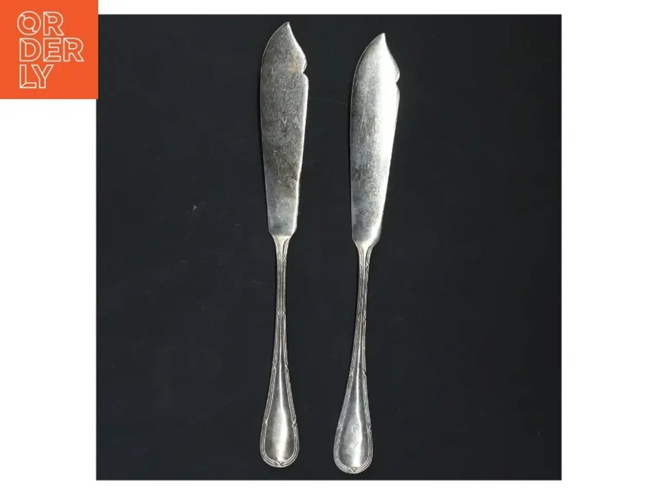 Billede 1 - Fiskeknive sølvtøj  (str. 22x2,5 cm)