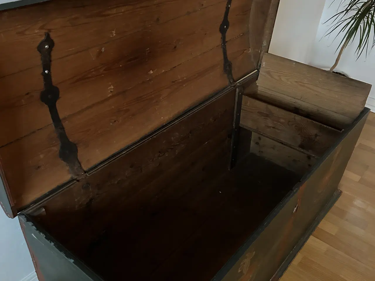 Billede 3 - Ny pris ! Almue malet klæde kiste