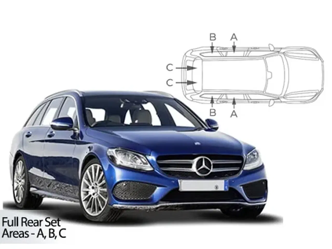 Billede 2 - Solskærm til Mercedes C-klasse