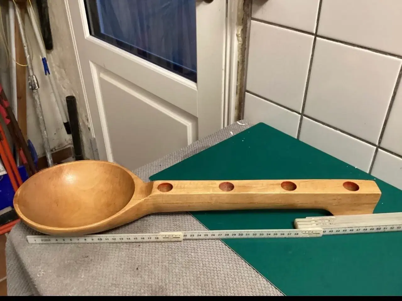 Billede 6 - Lysestage- advent stage som stor grydeske