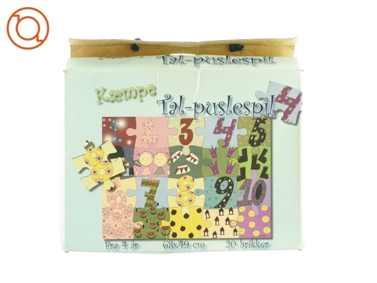 Billede 1 - Kæmpe puslespil med tal