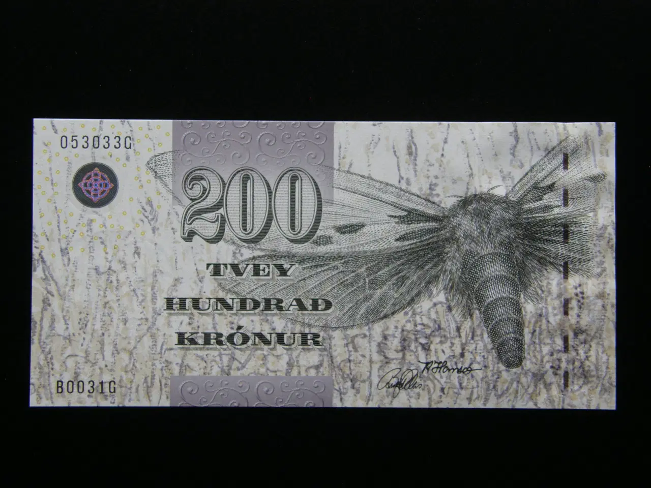 Billede 1 - Færøerne  200 Krónur  2003  P26  Unc.