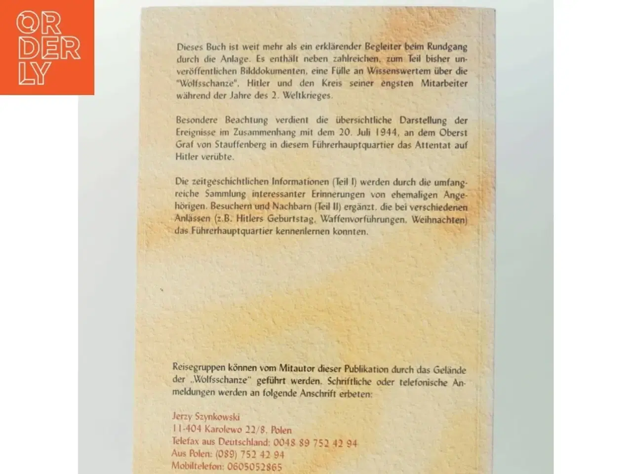 Billede 3 - Wolfsschanze bog
