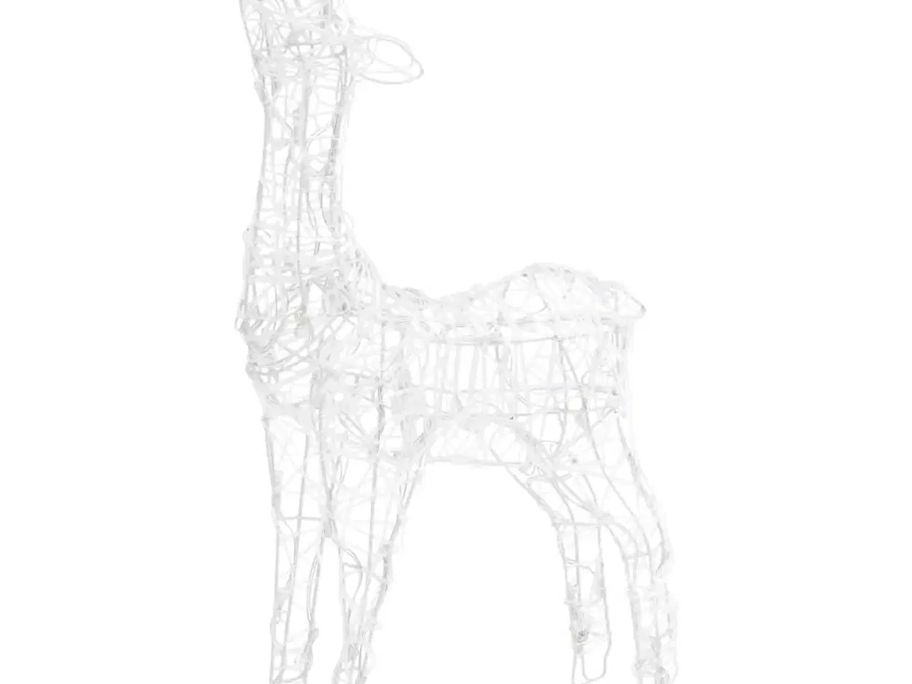 Billede 7 - Juledekoration rensdyrfamilie 300 LED'er akryl varm hvid