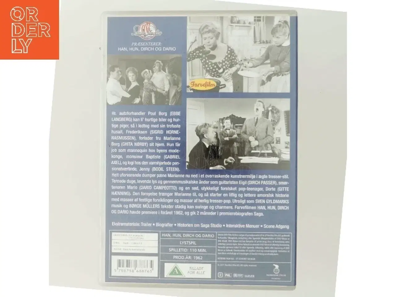 Billede 3 - Han, Hun, Dirch og Dario (1962) [DVD] med Ebbe Langberg (DVD)