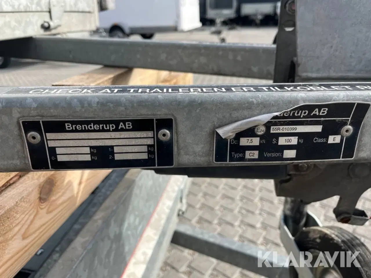 Billede 6 - Trailere Brenderup 750kg med bremser - 2 styk