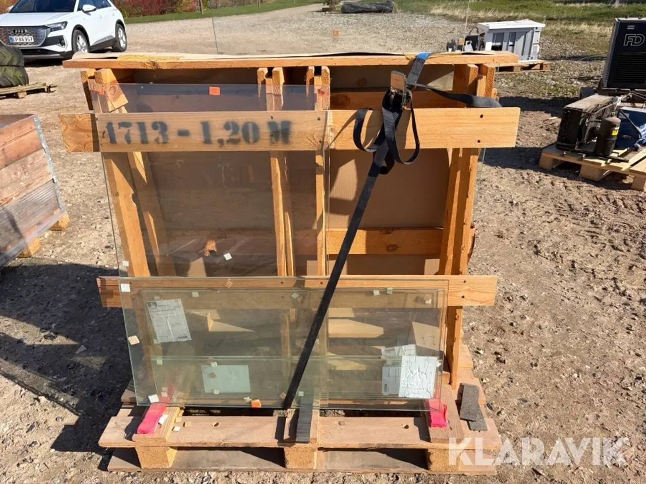 Billede 2 - Hærdet glasplader assorteret størrelser Svane glas 18 styk