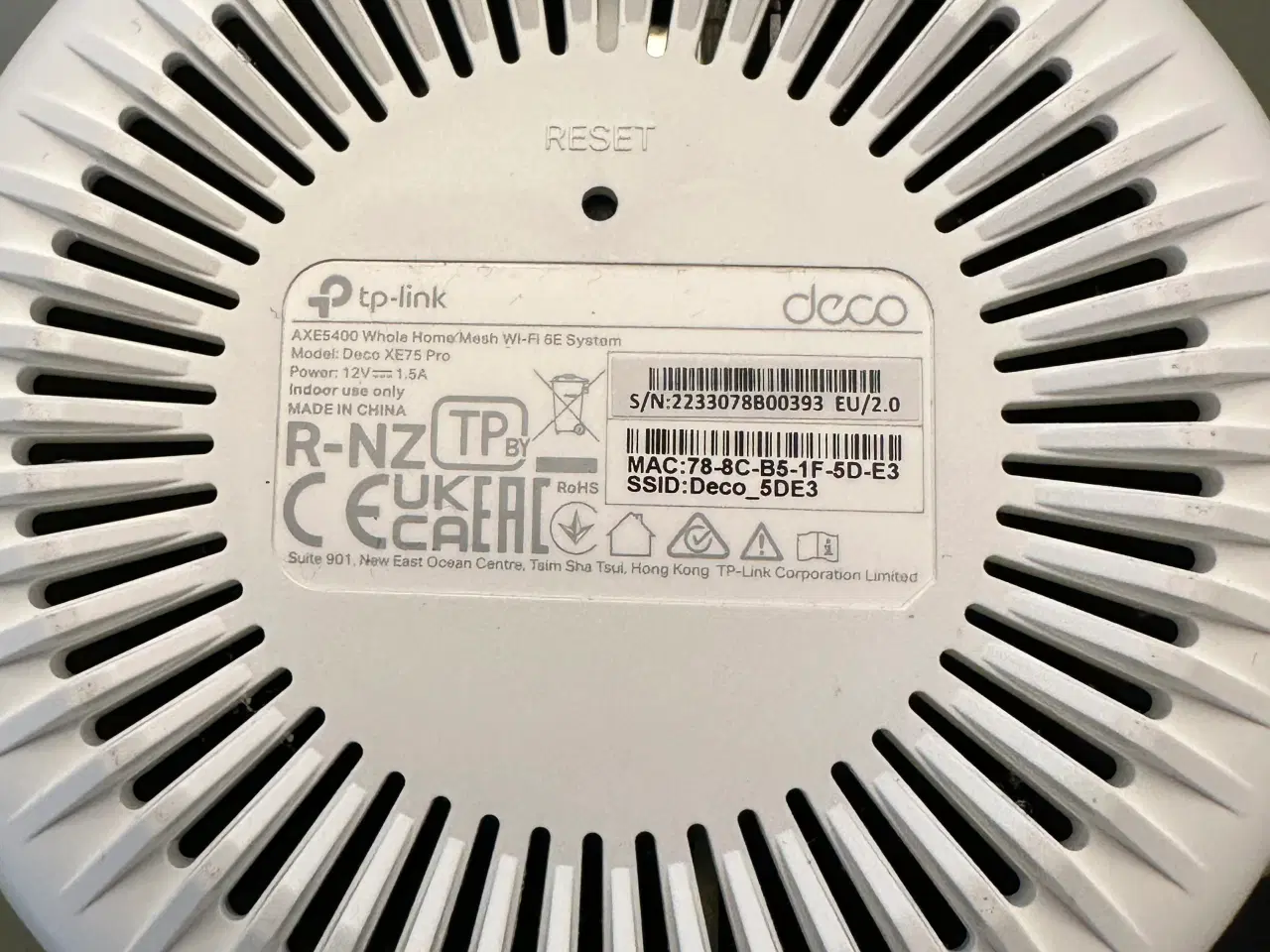 Billede 3 - TP-Link Deco 6E XE75 PRO mesh system med 3 noder