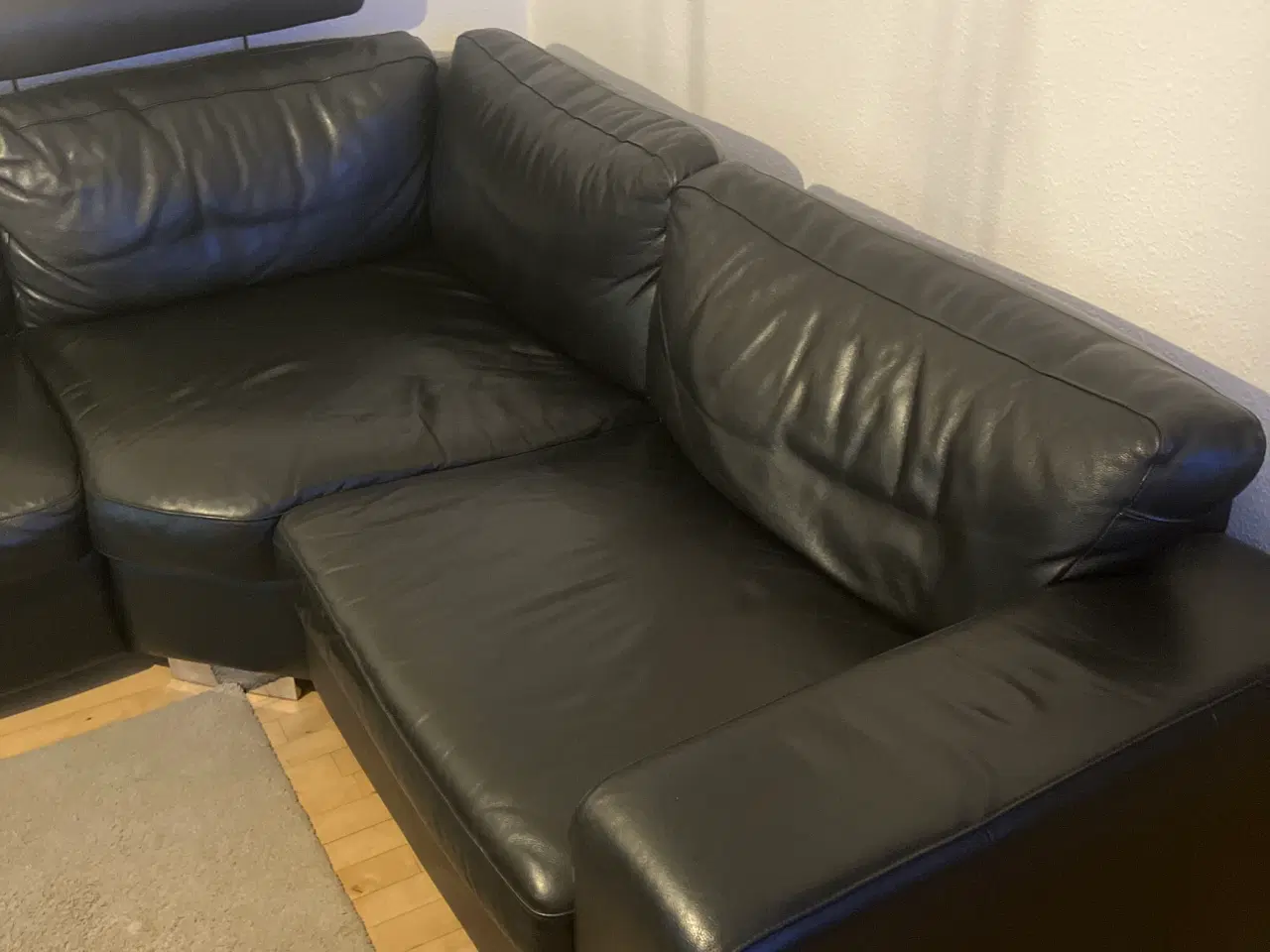 Billede 2 - Lækker hjørnesofa i ægte læder