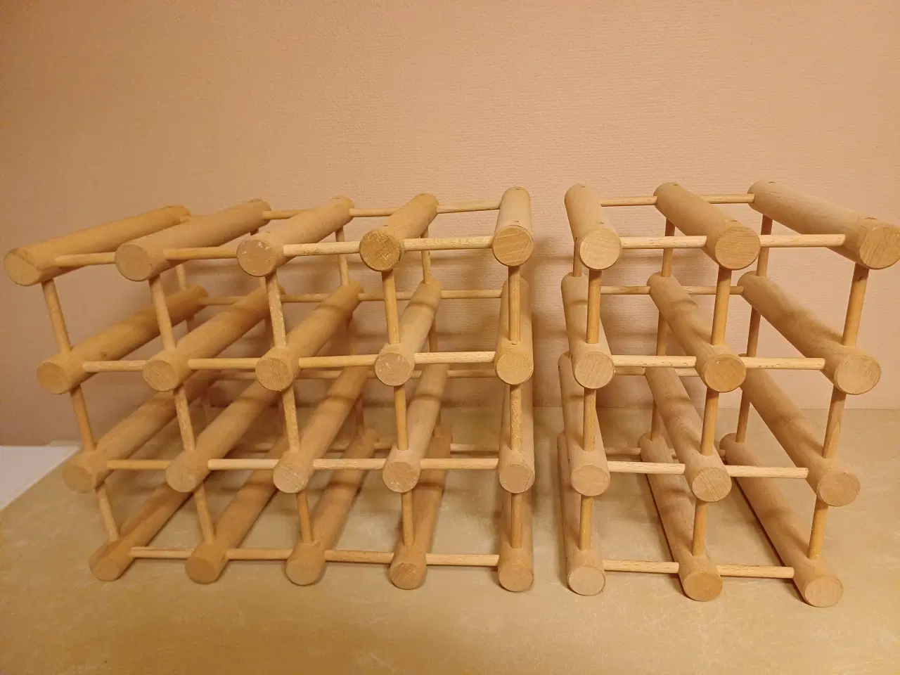 Billede 4 - Vinreoler i massiv lys bøg