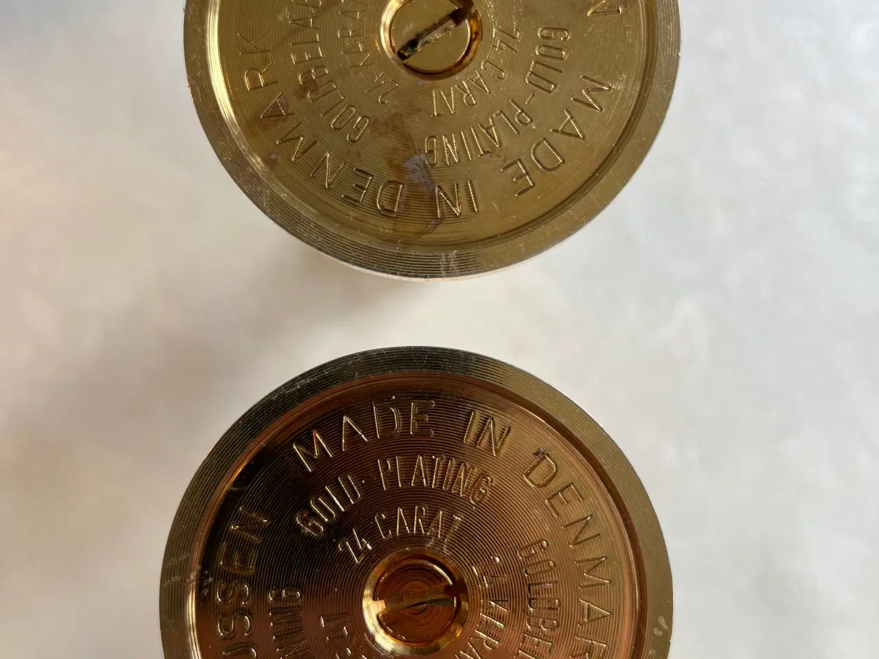 Billede 3 - Asmussen dråbestager belagt med 24 karat guld