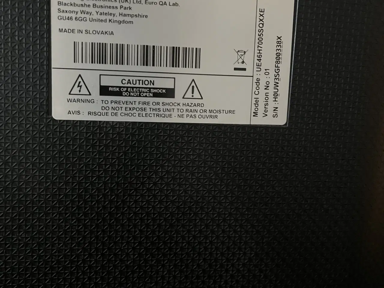 Billede 2 - Samsung 46’ fladskærms tv