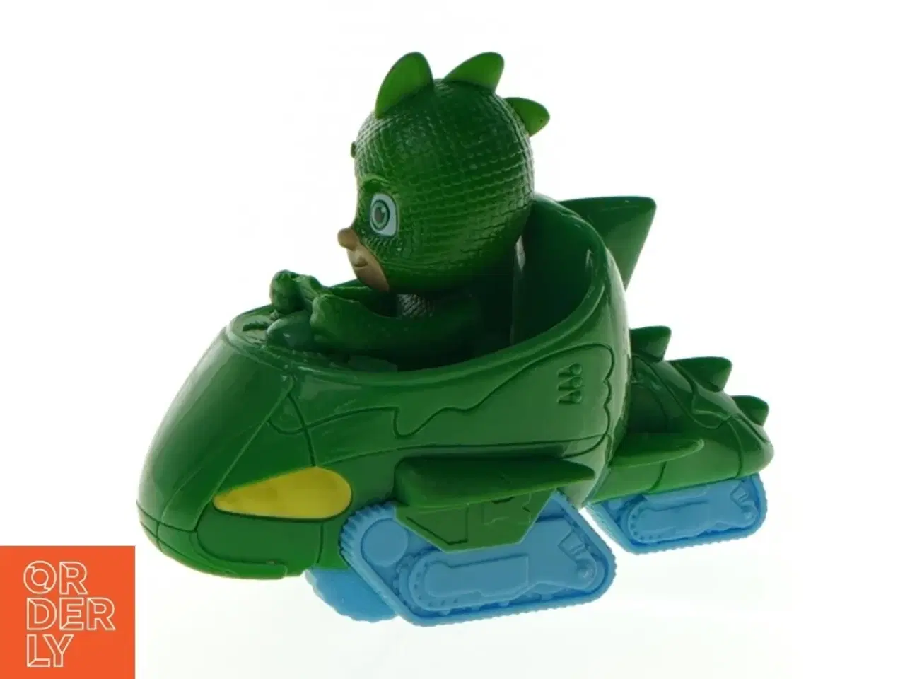 Billede 1 - Legetøjs dinosaur i køretøj, pj mask (str. 10 cm)