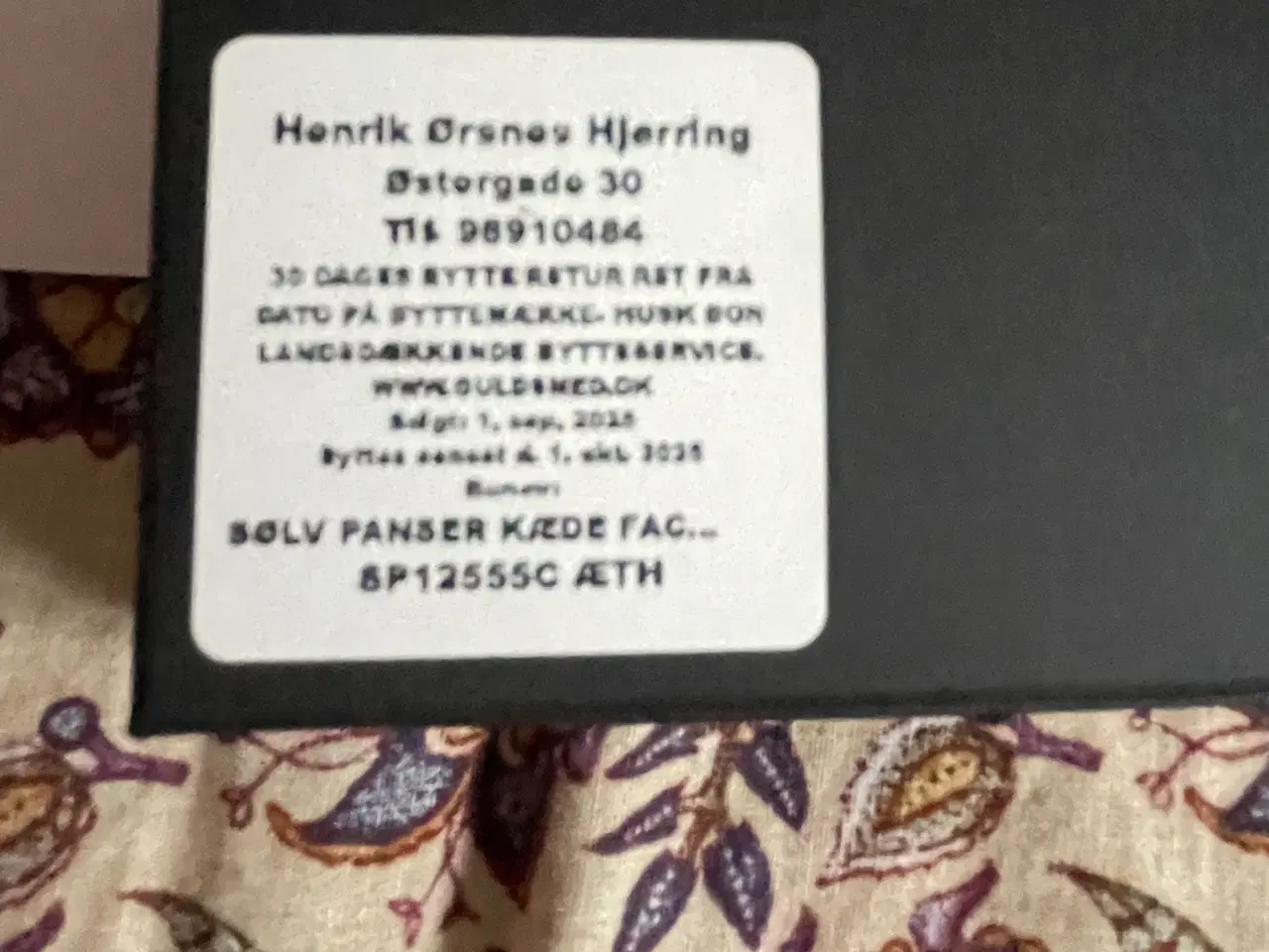 Billede 6 - Sølv panserkæde