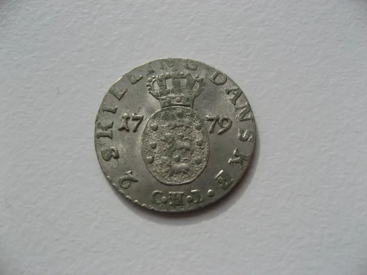 Billede 1 - Smuk 2 Skilling 1779. Chr.D.VII