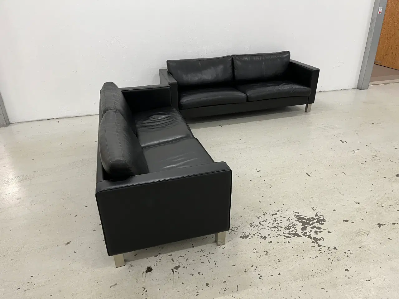 Billede 3 - Mogens Hansen MH321 3+2,5 Pers sofaer sort premium