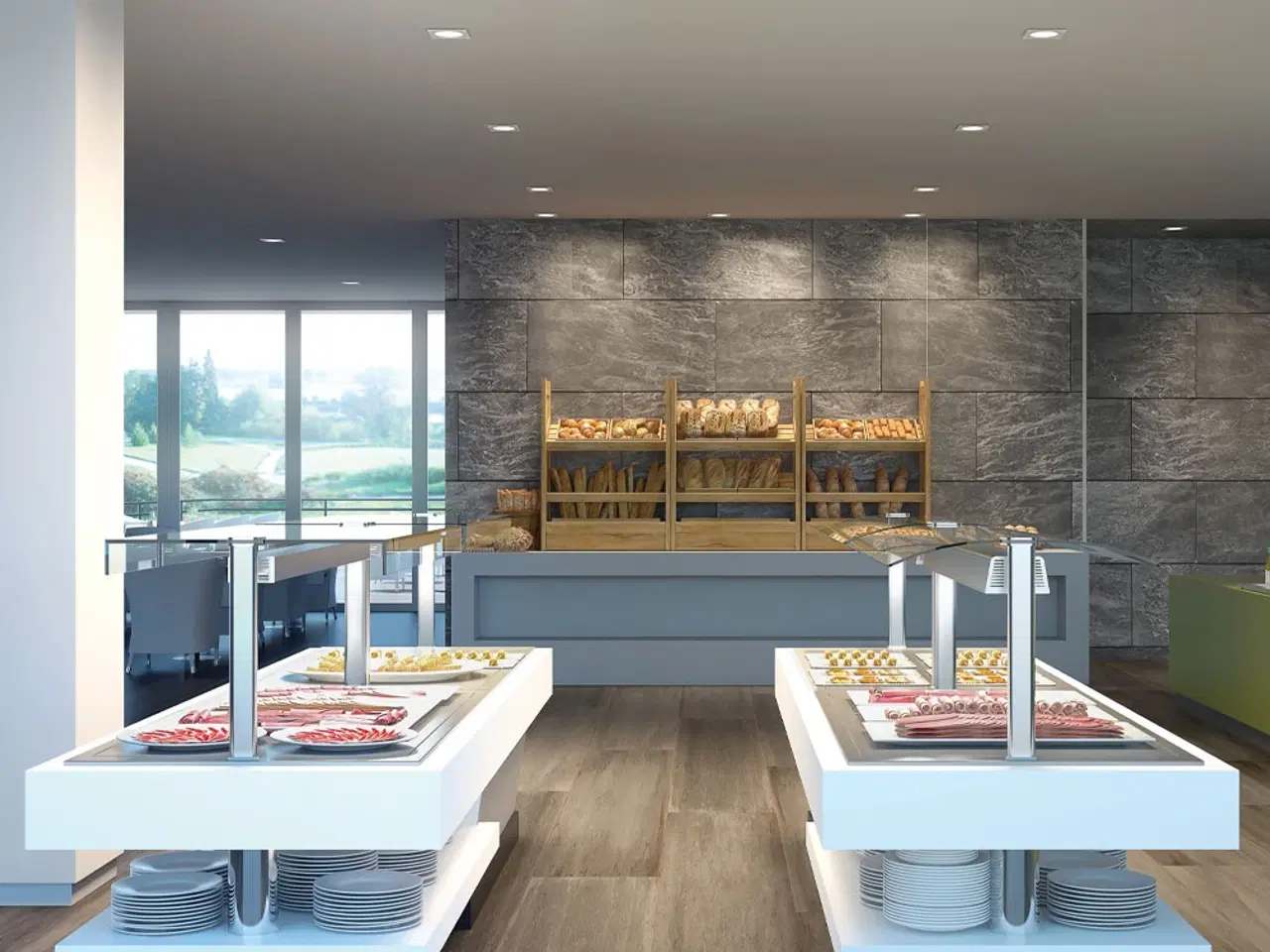 Billede 3 -  Indbygnings Vandbad Element – 2x GN 1/1