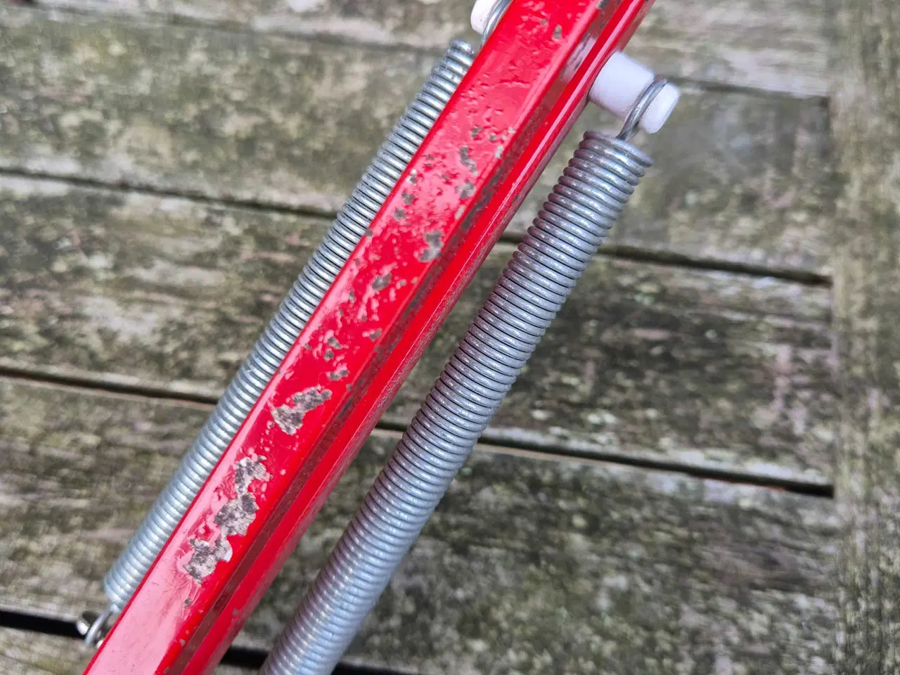 Billede 7 - Kortarmet rød arkitektlampe til væg