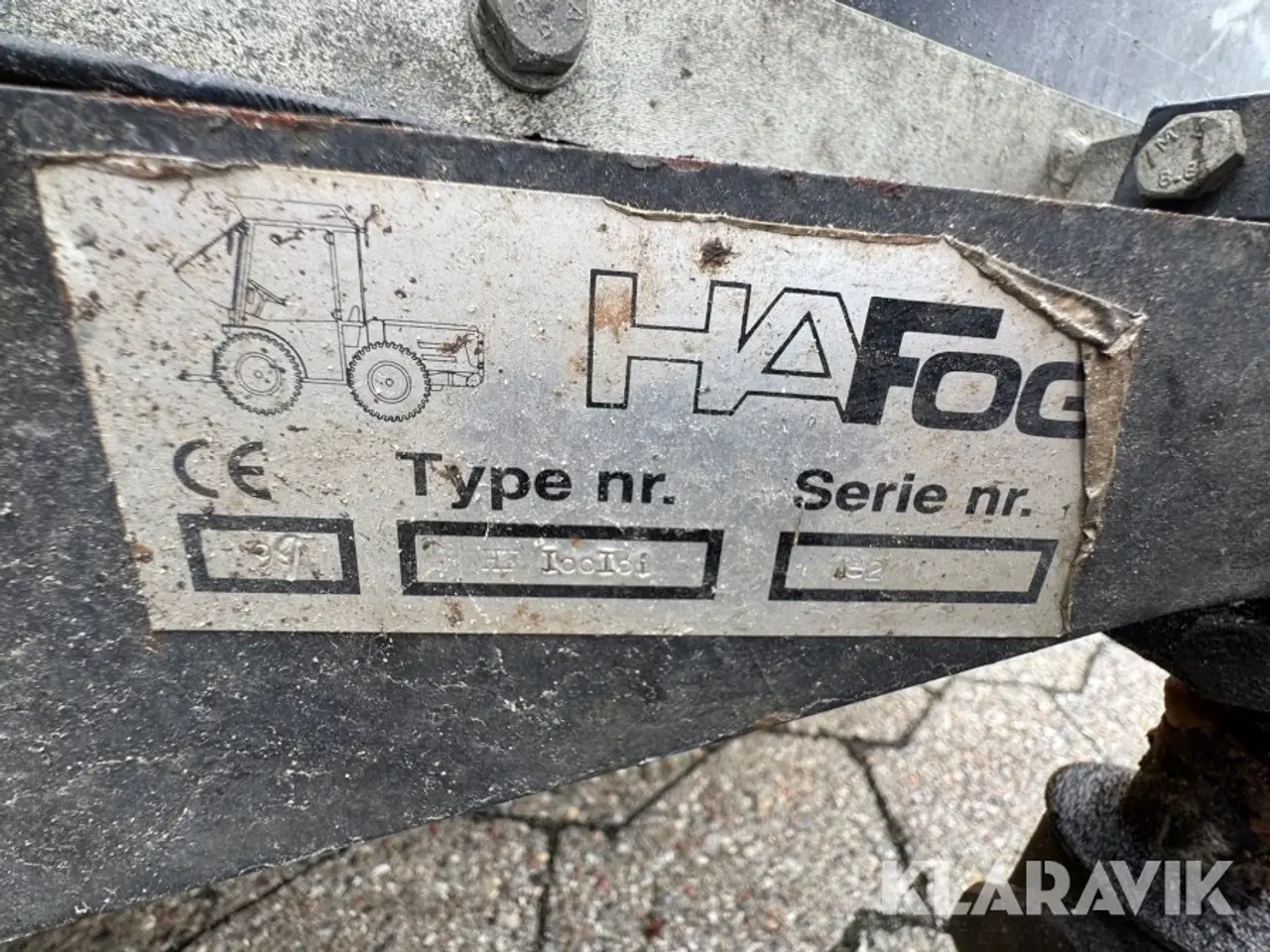 Billede 7 - Redskabsbærer HAFOG KAM 5 med kost