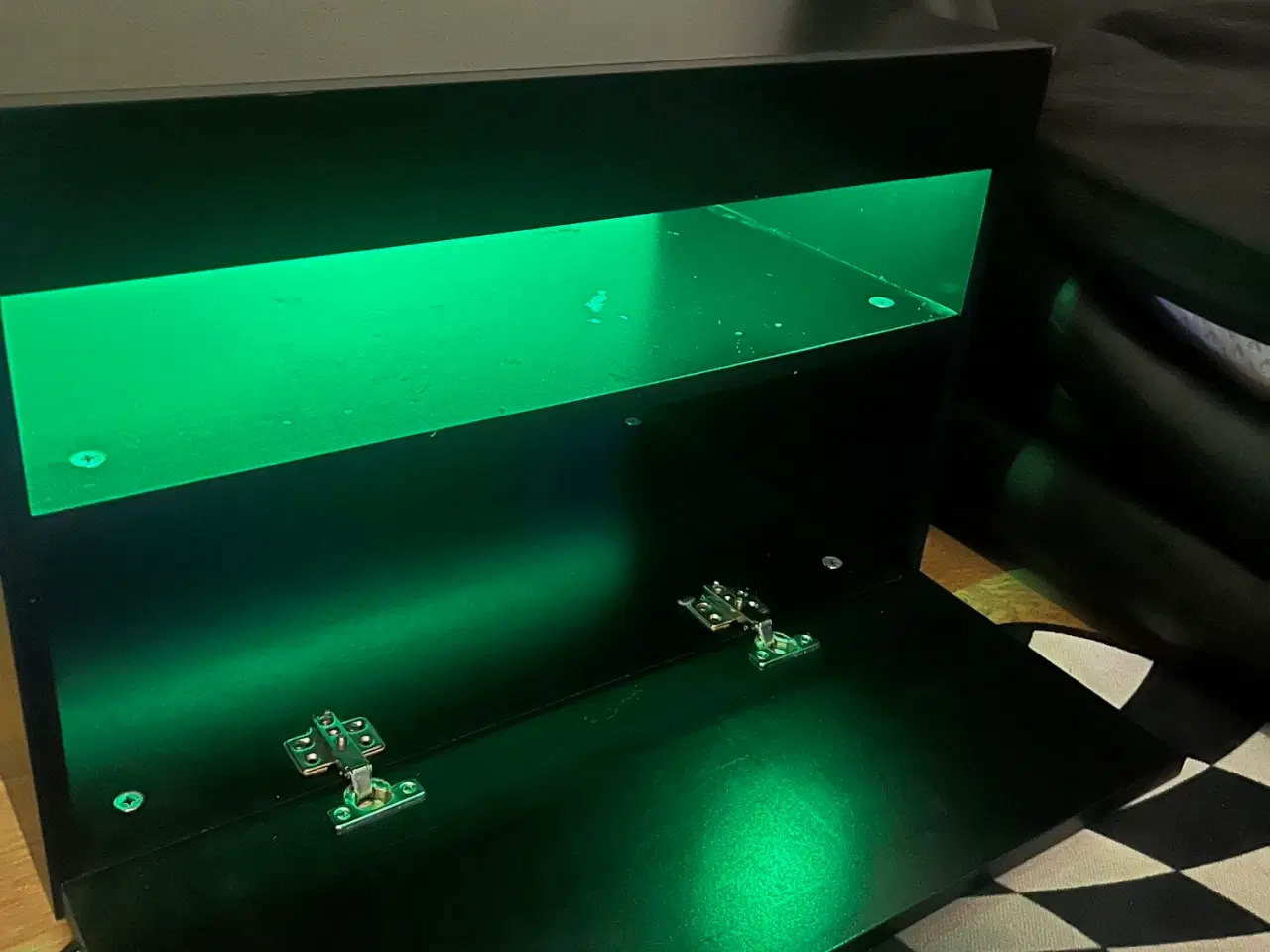 Billede 9 - Seng 90x200 cm i kunstlæder med LED lys