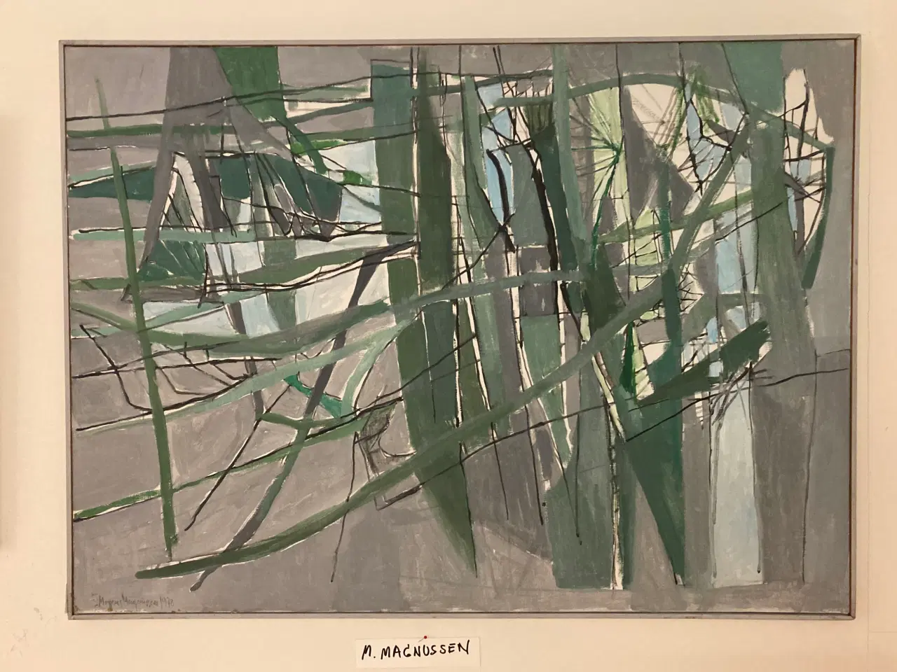 Billede 1 - Maleri Bornholm, Chr Ø, Mogens Magnussen