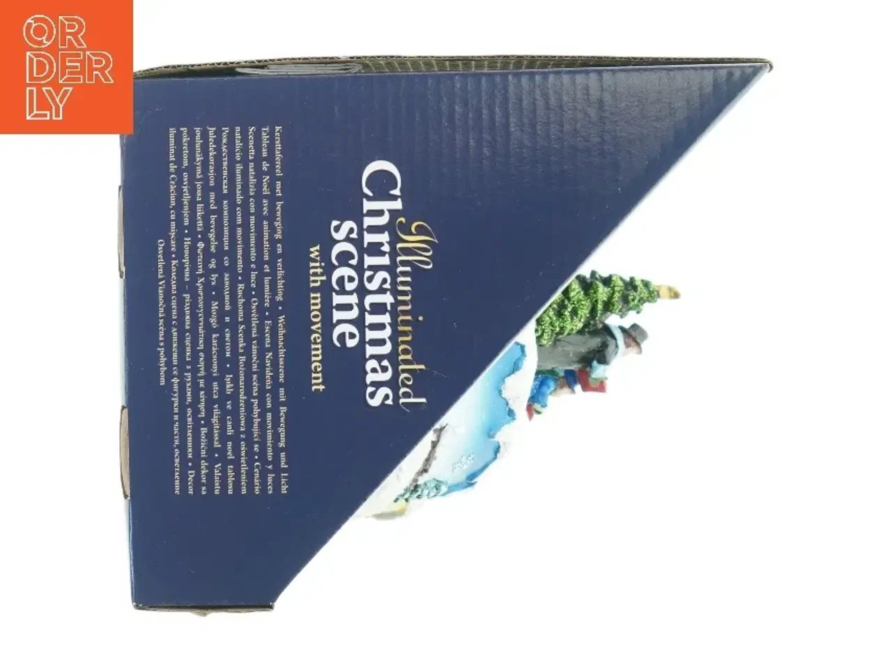 Billede 3 - Illumineret julelandsby med bevægelse (str. 13x15 cm)