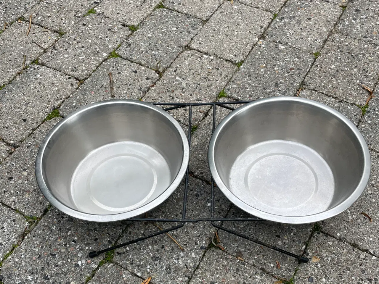 Billede 1 - Madskåle med stativ, stor hund
