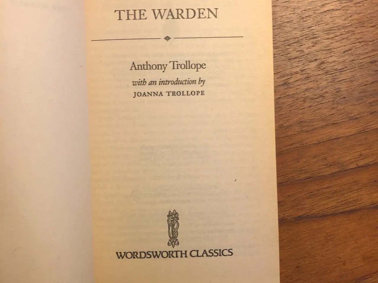 Billede 3 - Anthony Trollope: The Warden