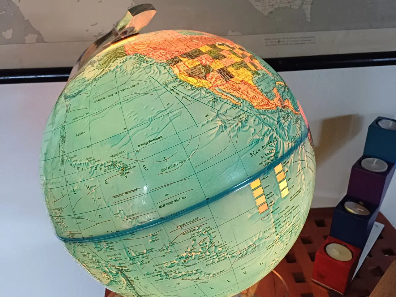 Billede 2 - Globus med lys 