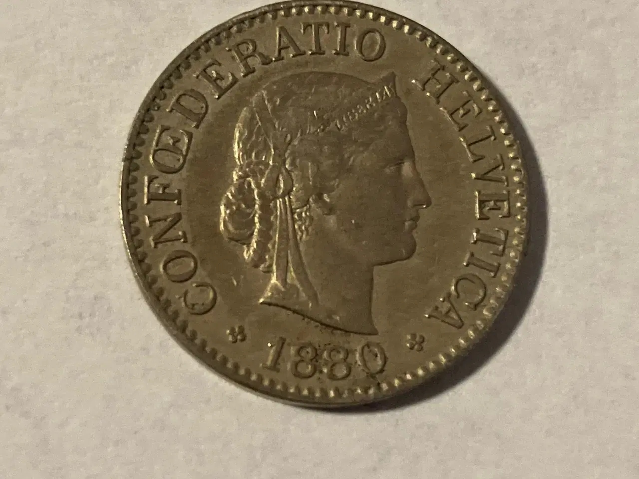 Billede 1 - 5 Rappen Switzerland 1880