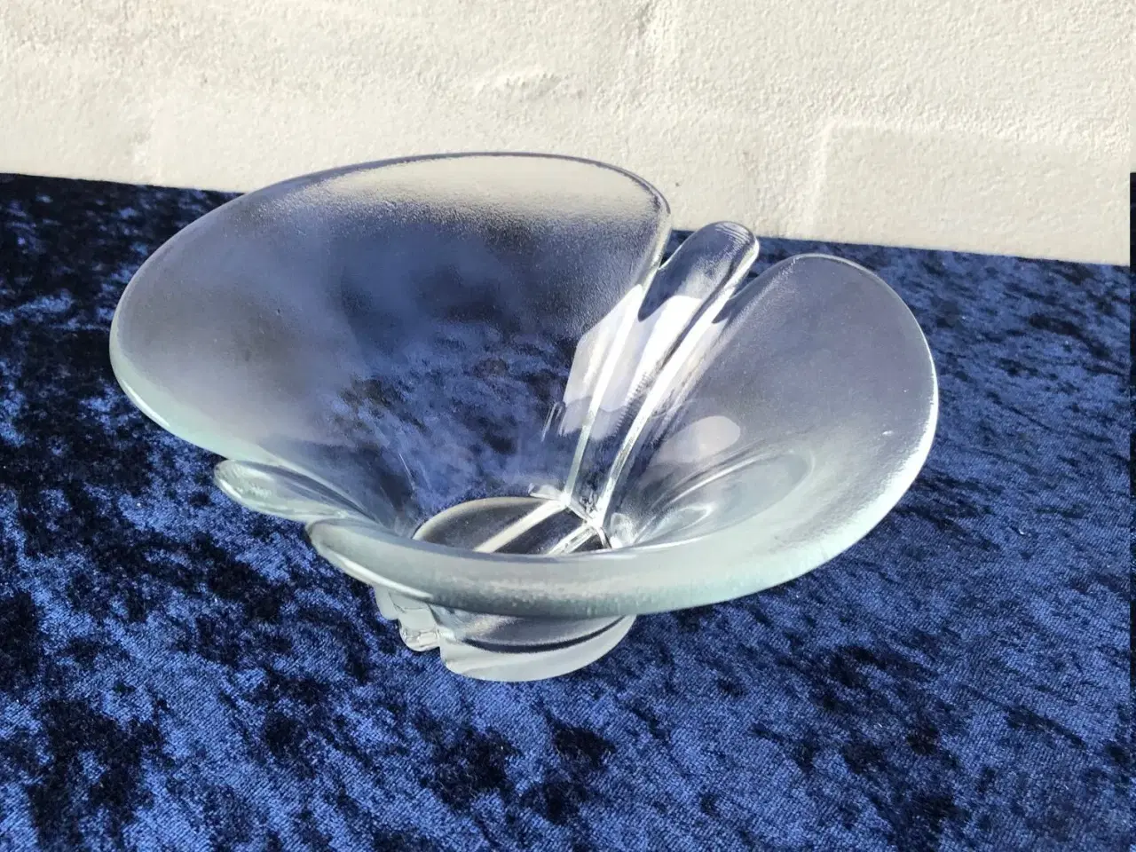 Billede 1 - Holmegaard Lilje skål - matteret glas