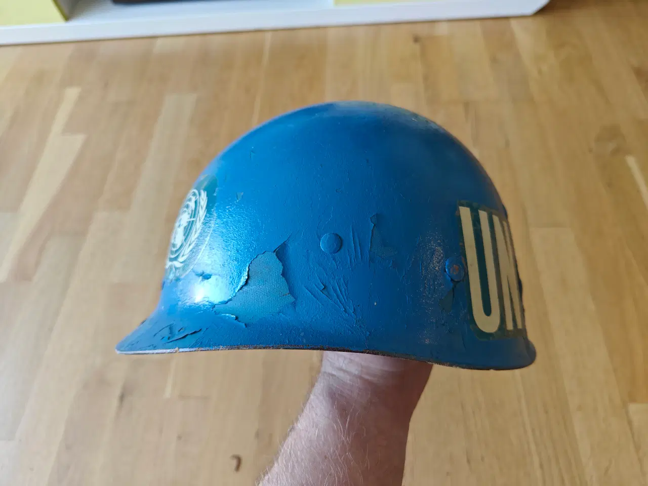 Billede 5 - UN militær blå liner med patina