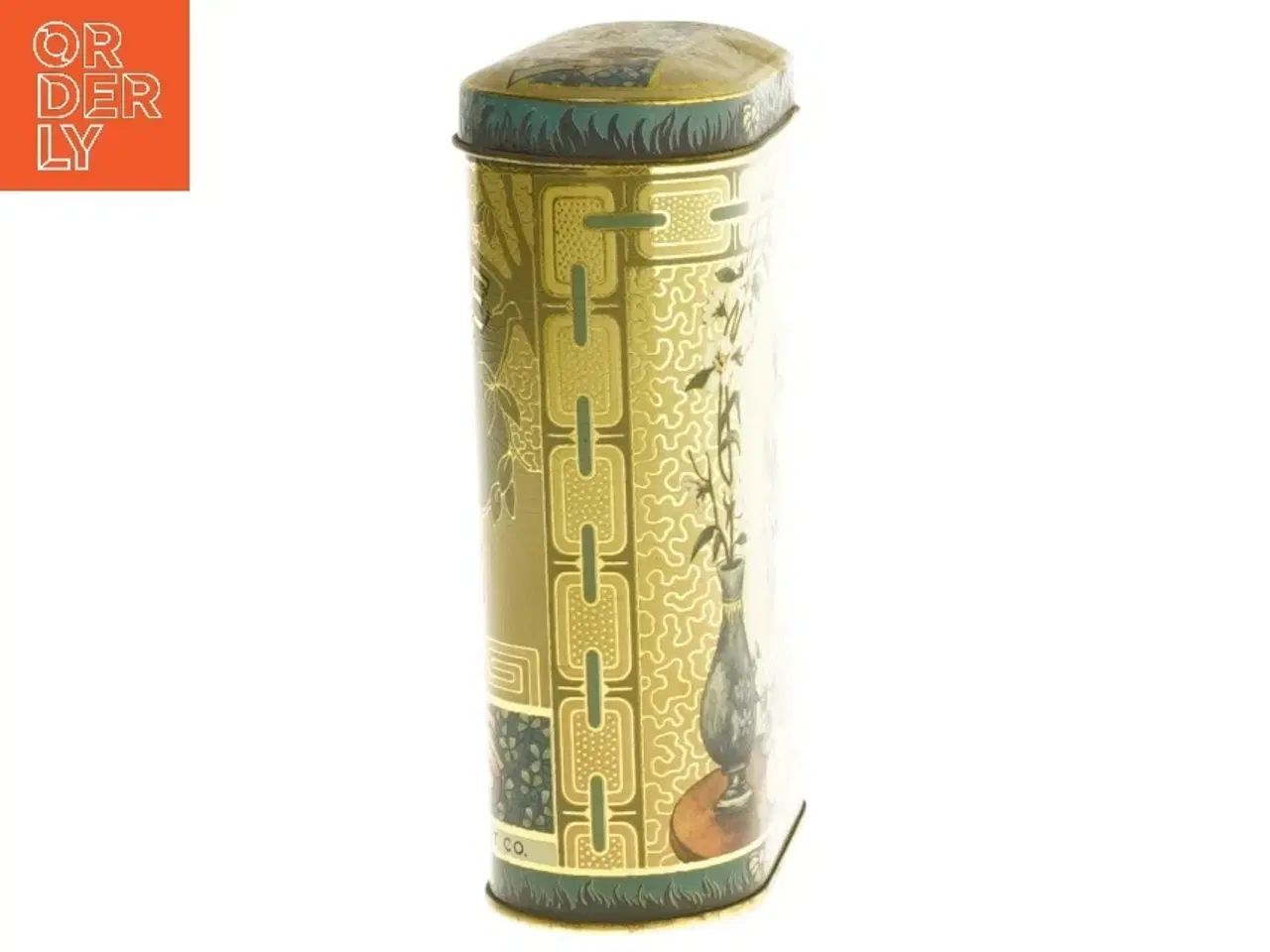 Billede 2 - Retro kagedåse til ingefærkager (str. 14x9,5 cm)