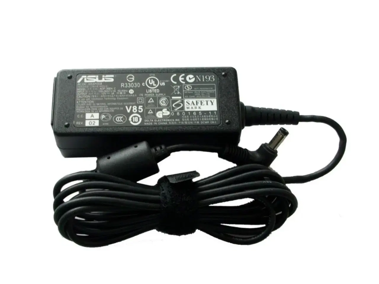 Billede 1 - Asus 36W 12V 3A strømforsyning med 4.8mm x 1.7mm - Original