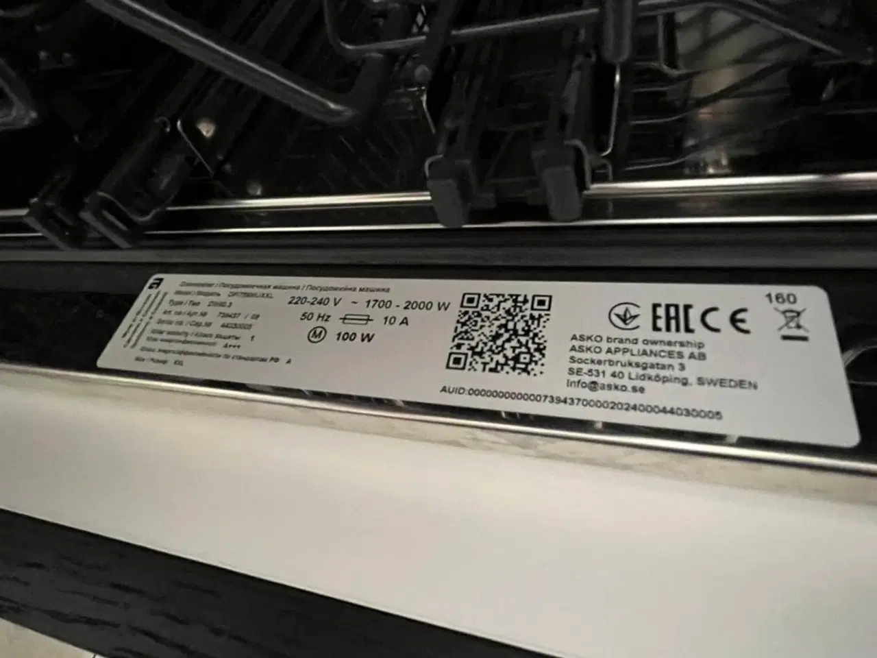 Billede 2 - Opvaskemaskine ASKO Model DFI756MUXXL