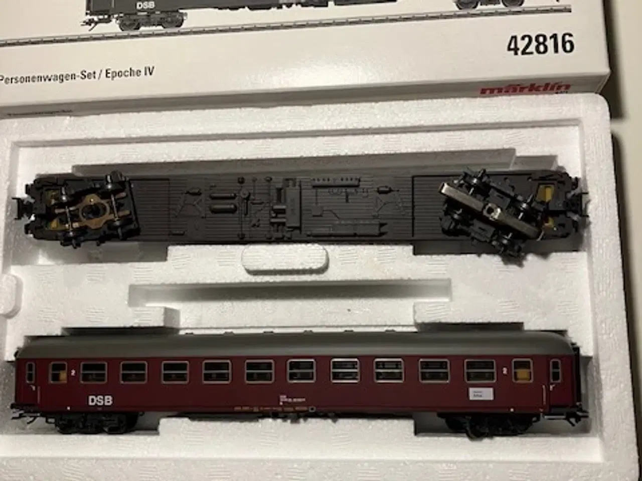 Billede 2 - Marklin 42816 DSB sæt 2 Vogne B vogne. Som Ny, Den