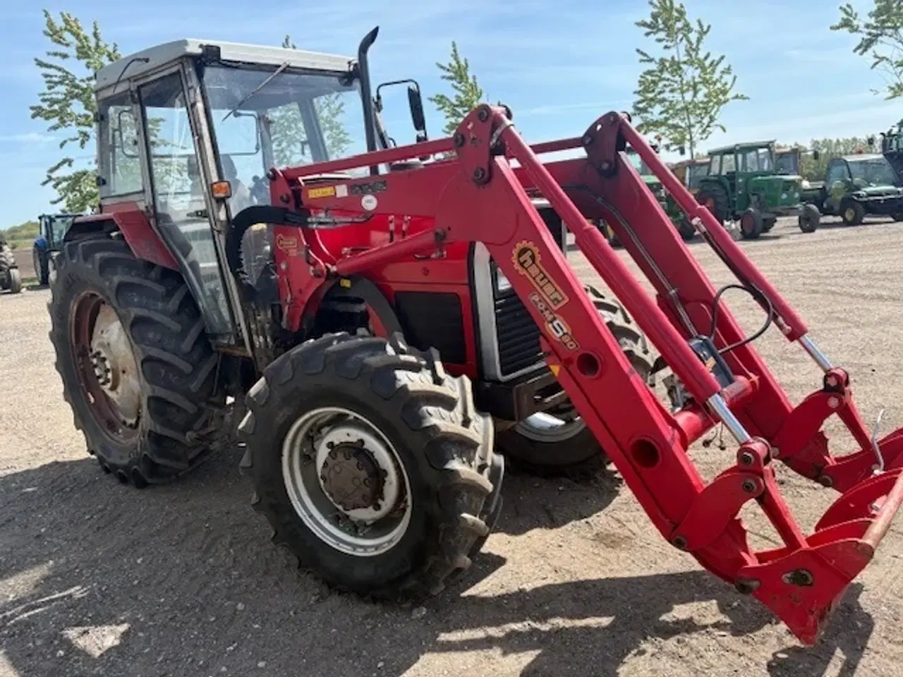 Billede 5 - Massey Ferguson 375 M. HAUER POM 90 FRONTLÆSSER