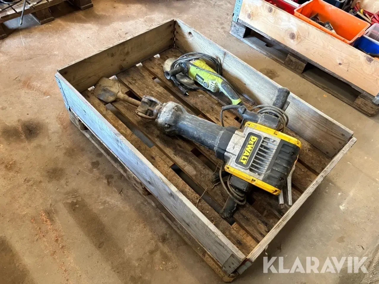 Billede 3 - Nedbrydningshammer og vinkelsliber Dewald D25980