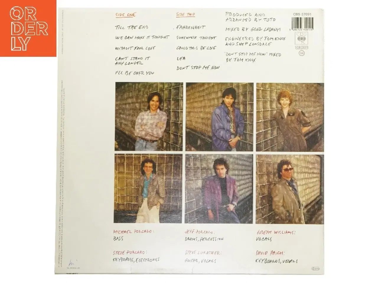 Billede 2 - Toto - Fahrenheit vinyl album fra CBS