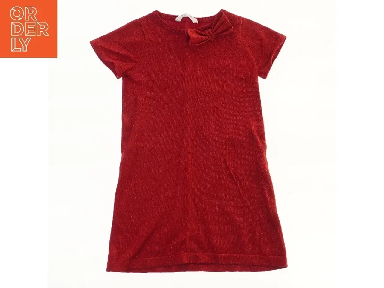 Billede 1 - Rød kjole med sløjfe fra H&M (str. 122)