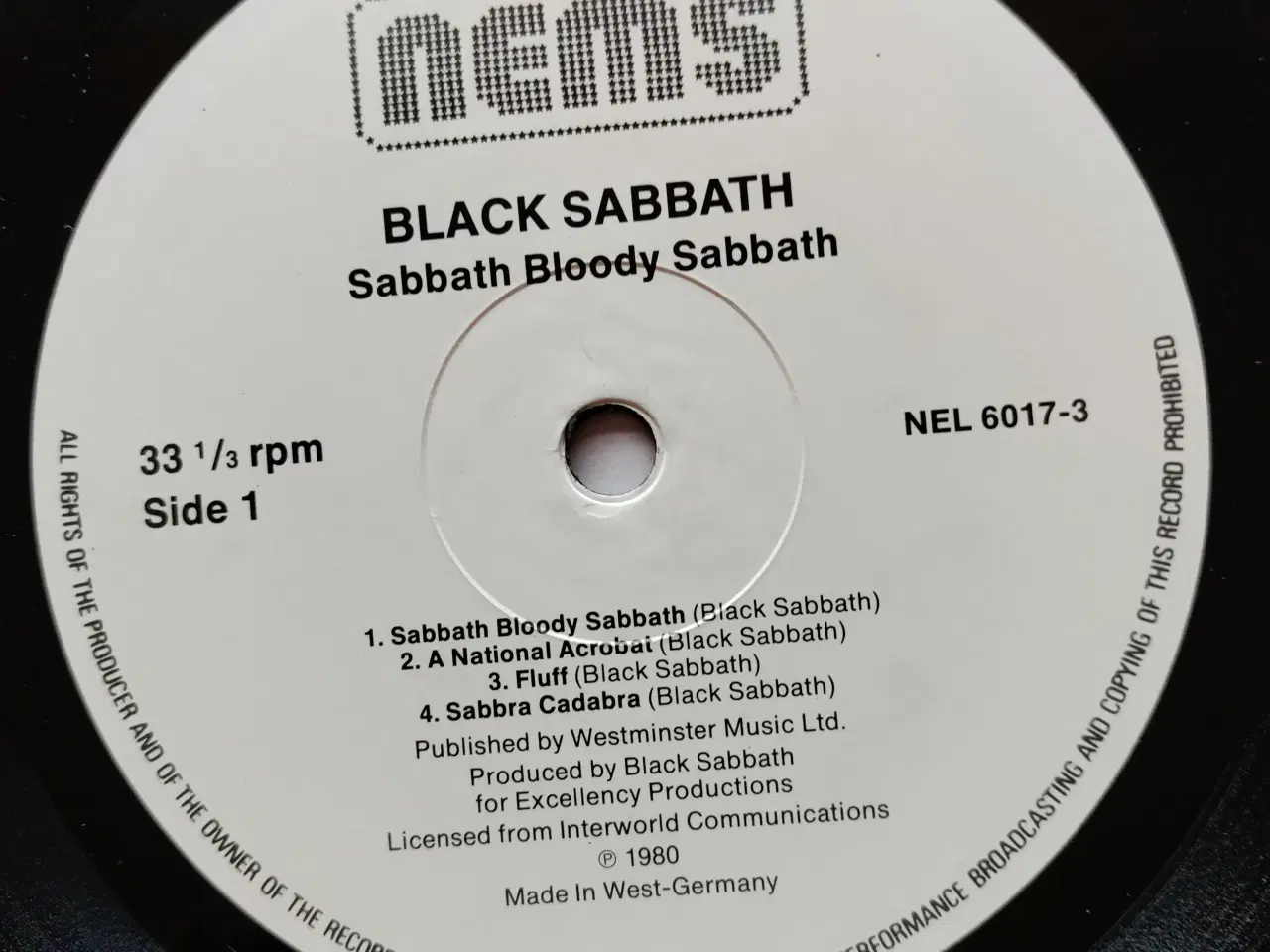 Billede 2 - Black Sabbath / Sabbath bloody sabbath