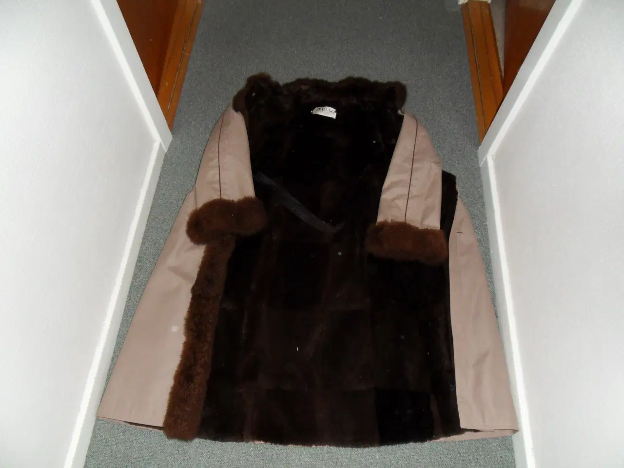 Billede 7 - Cottoncoat med minkfoer og vest